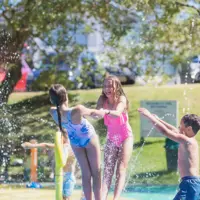 Kids enjoying our Raumati Marine Gardens splashpad thumbnail