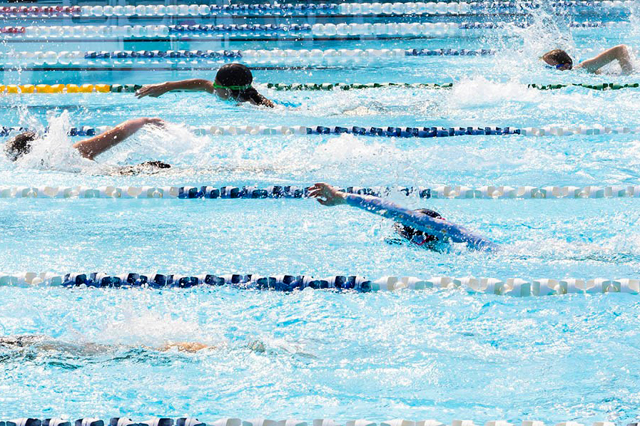 Lane swimming