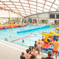 Inflatable obstacle course at Coastlands Aquatic Centre thumbnail