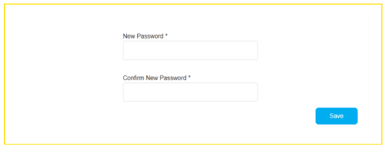 Create a password for your account